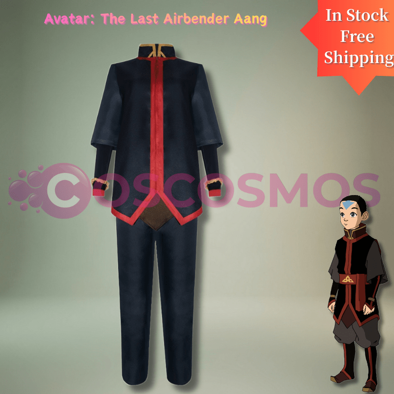 Aang Cosplay Costume Full Set from Avatar: The Last Airbender - Coscosmos