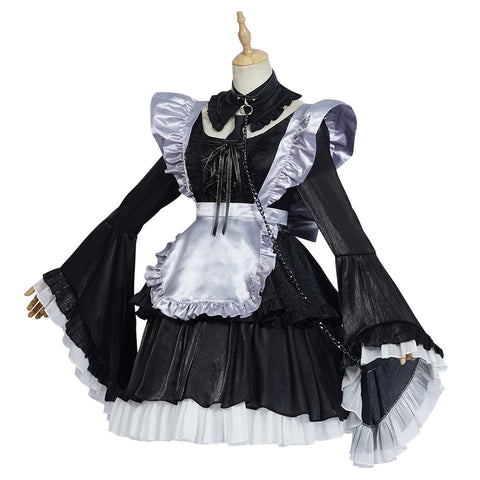 MROZUL My Dress Up Darling Cosplay Costume Marin Kitagawa Maid Dress Skirt Halloween Lolita Suit