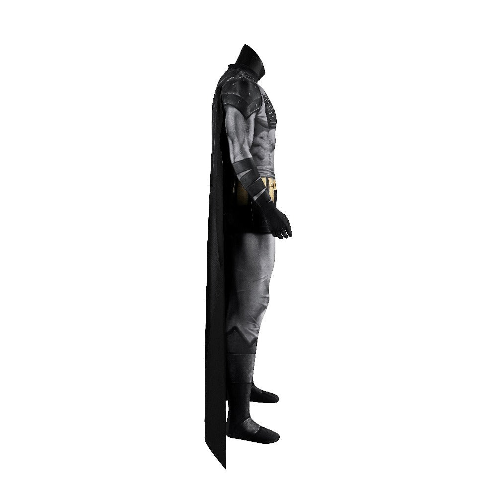Absolute Batman Black 3D Print Cosplay Full Bodysuit - Complete Tight - Fitting Costume Set - Coscosmos