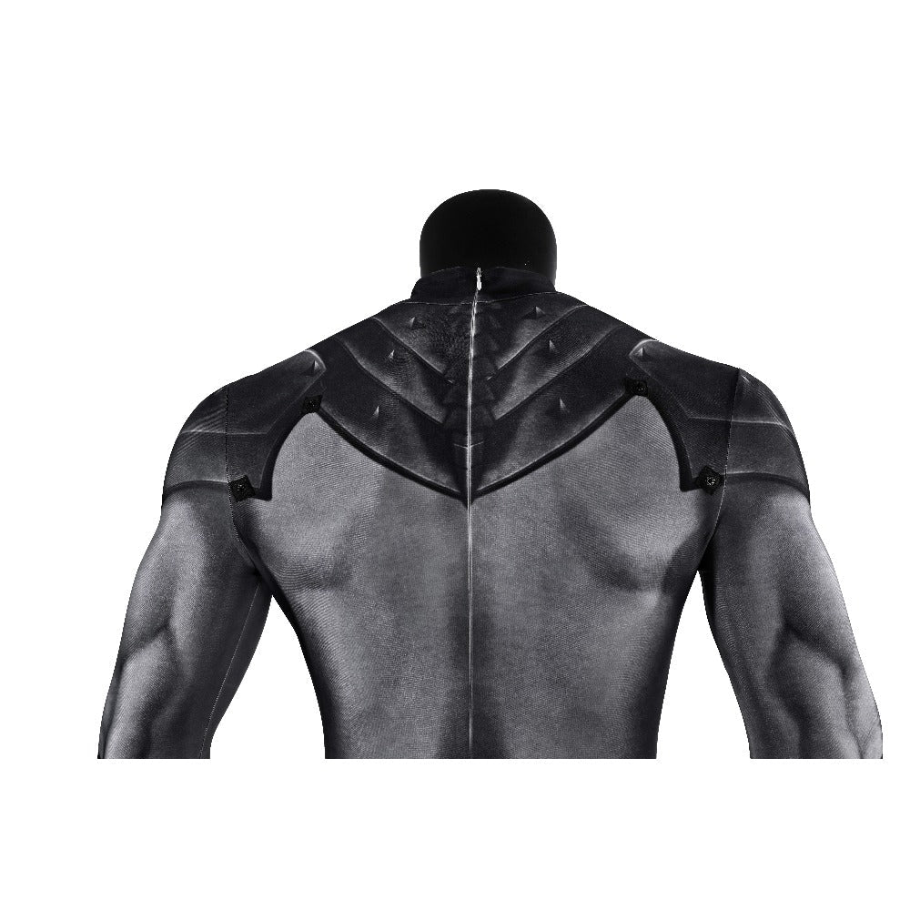 Absolute Batman Black 3D Print Cosplay Full Bodysuit - Complete Tight - Fitting Costume Set - Coscosmos