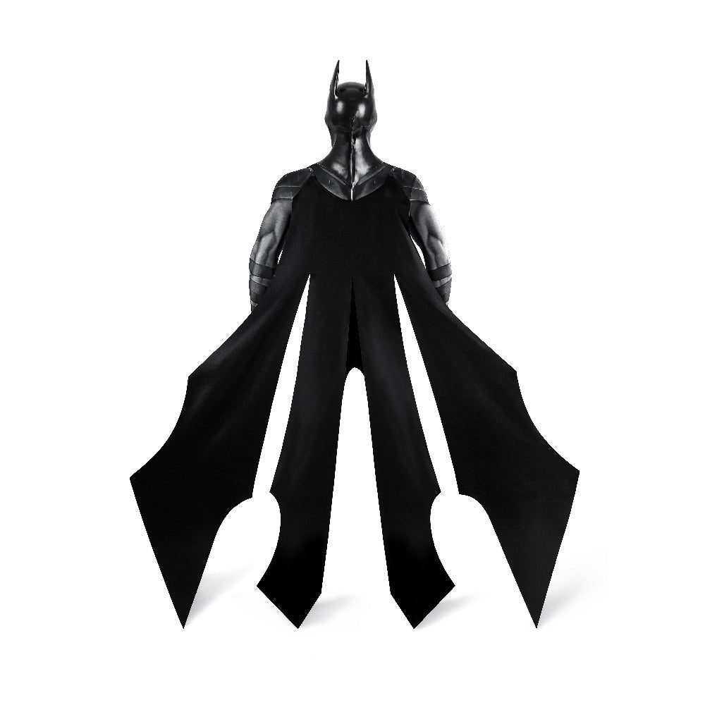 Absolute Batman Black 3D Print Cosplay Full Bodysuit - Complete Tight - Fitting Costume Set - Coscosmos