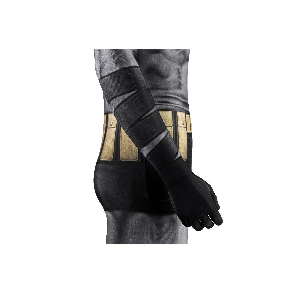 Absolute Batman Black 3D Print Cosplay Full Bodysuit - Complete Tight - Fitting Costume Set - Coscosmos