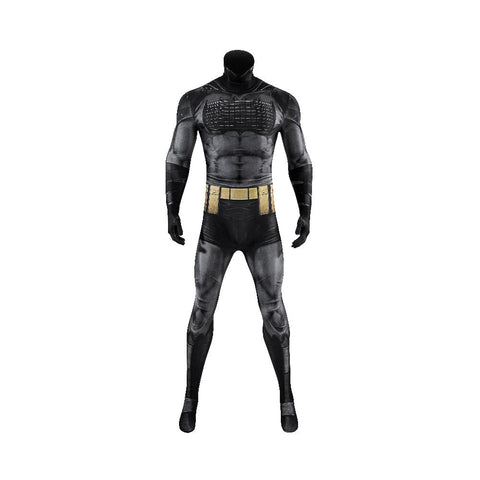 Absolute Batman Black 3D Print Cosplay Full Bodysuit - Complete Tight - Fitting Costume Set - Coscosmos
