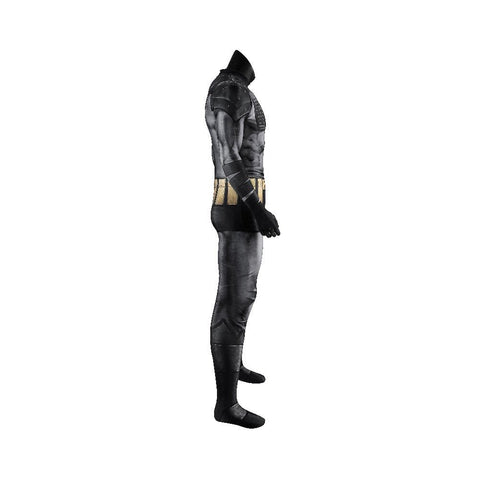 Absolute Batman Black 3D Print Cosplay Full Bodysuit - Complete Tight - Fitting Costume Set - Coscosmos