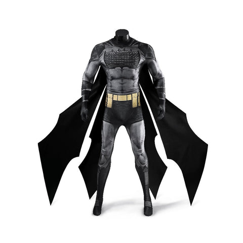 Absolute Batman Black 3D Print Cosplay Full Bodysuit - Complete Tight - Fitting Costume Set - Coscosmos