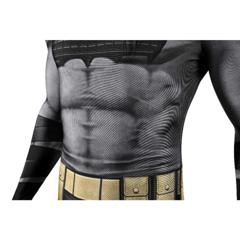 Absolute Batman Black 3D Print Cosplay Full Bodysuit - Complete Tight - Fitting Costume Set - Coscosmos