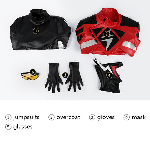 Absolute Flash Wally West Cosplay Costume - Coscosmos