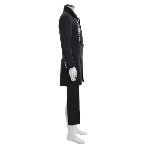 Ghost B.C. Nameless Ghoul Cosplay Costume – Unisex Long Black Coat Inspired by Swedish Band Ghost