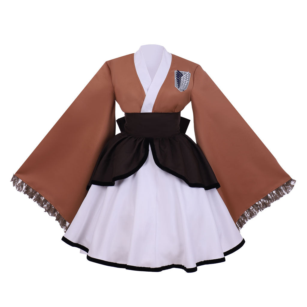 Anime Attack on Titan Mikasa Ackerman Cosplay Costume