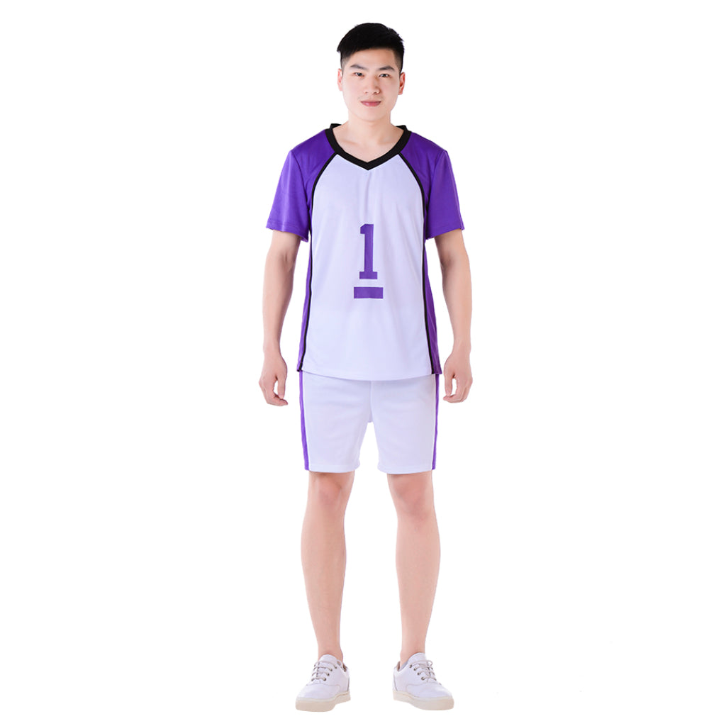 Haikyuu!! Shiratorizawa Academy Wakatoshi Ushijima Cosplay Costume