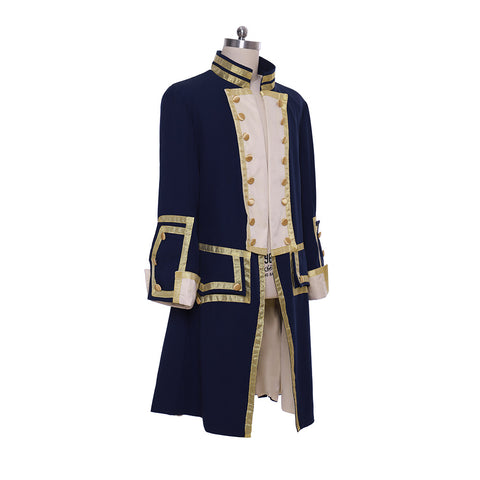 18th Century Men’s Royal Uniform - Colonial Tuxedo Coat Inspired by George Washington