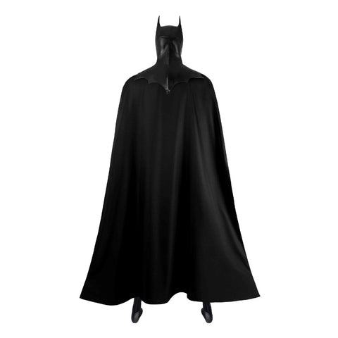 The Flash Batman Bruce Wayne Michael Keaton Cosplay Costume Bodysuit Cloak Mask