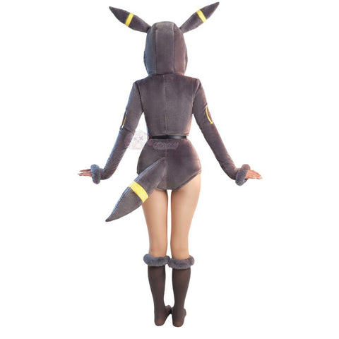 Adorable Pokemon Cosplay Plush Pajama: Vespiquen & Umbreon Costume for Women - Coscosmos