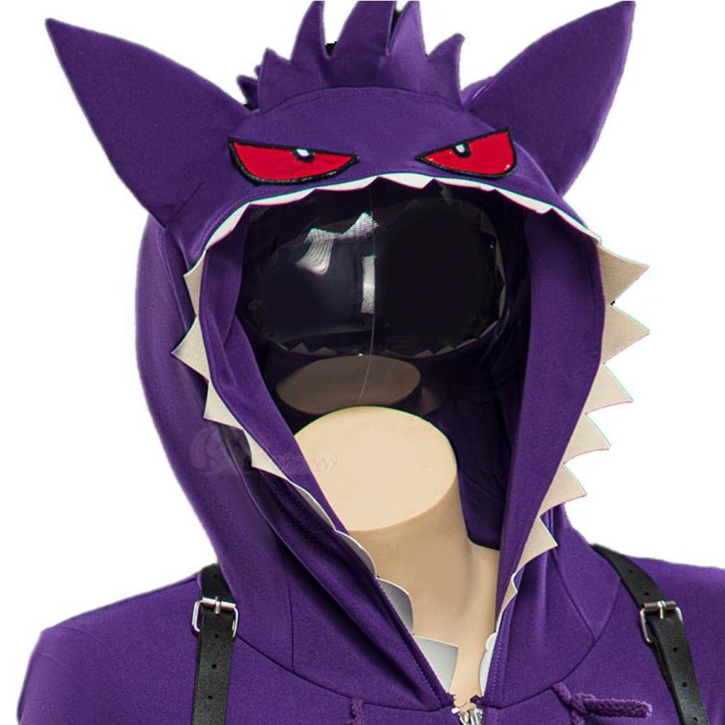 Adorable Purple Pokemon Espeon Cosplay Plush Pajamas for Women - Coscosmos