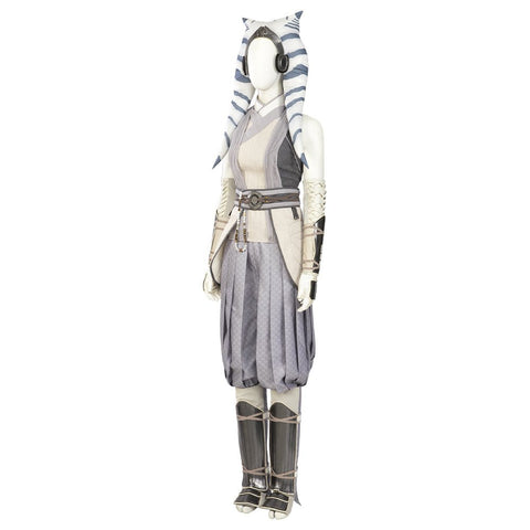 Ahsoka Tano White Cosplay Costume from Star Wars: Ahsoka - Coscosmos