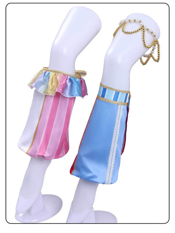 Aikatsu! Stars Ichigo Hoshimiya & Aoi Kiriya Starlight Academy Cheerleading Cosplay Costume - Coscosmos