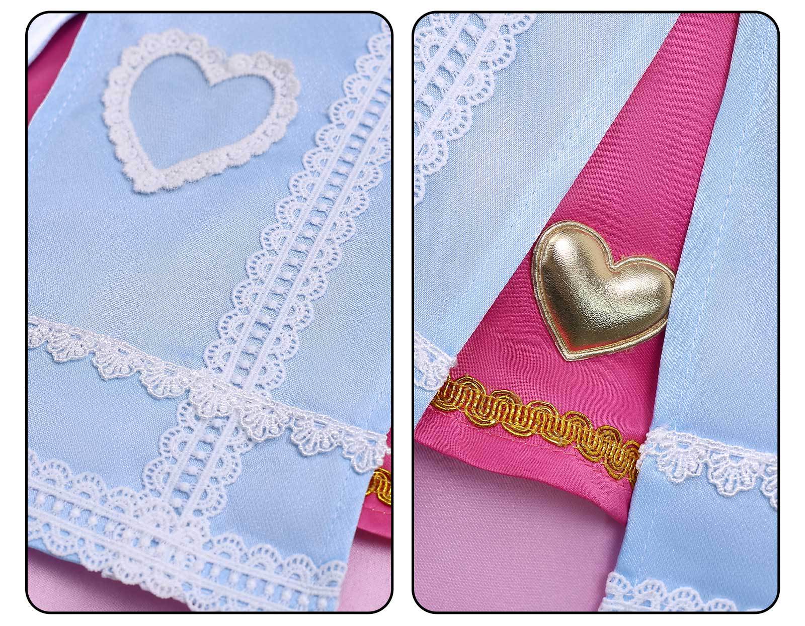 Aikatsu! Stars Ichigo Hoshimiya & Aoi Kiriya Starlight Academy Cheerleading Cosplay Costume - Coscosmos