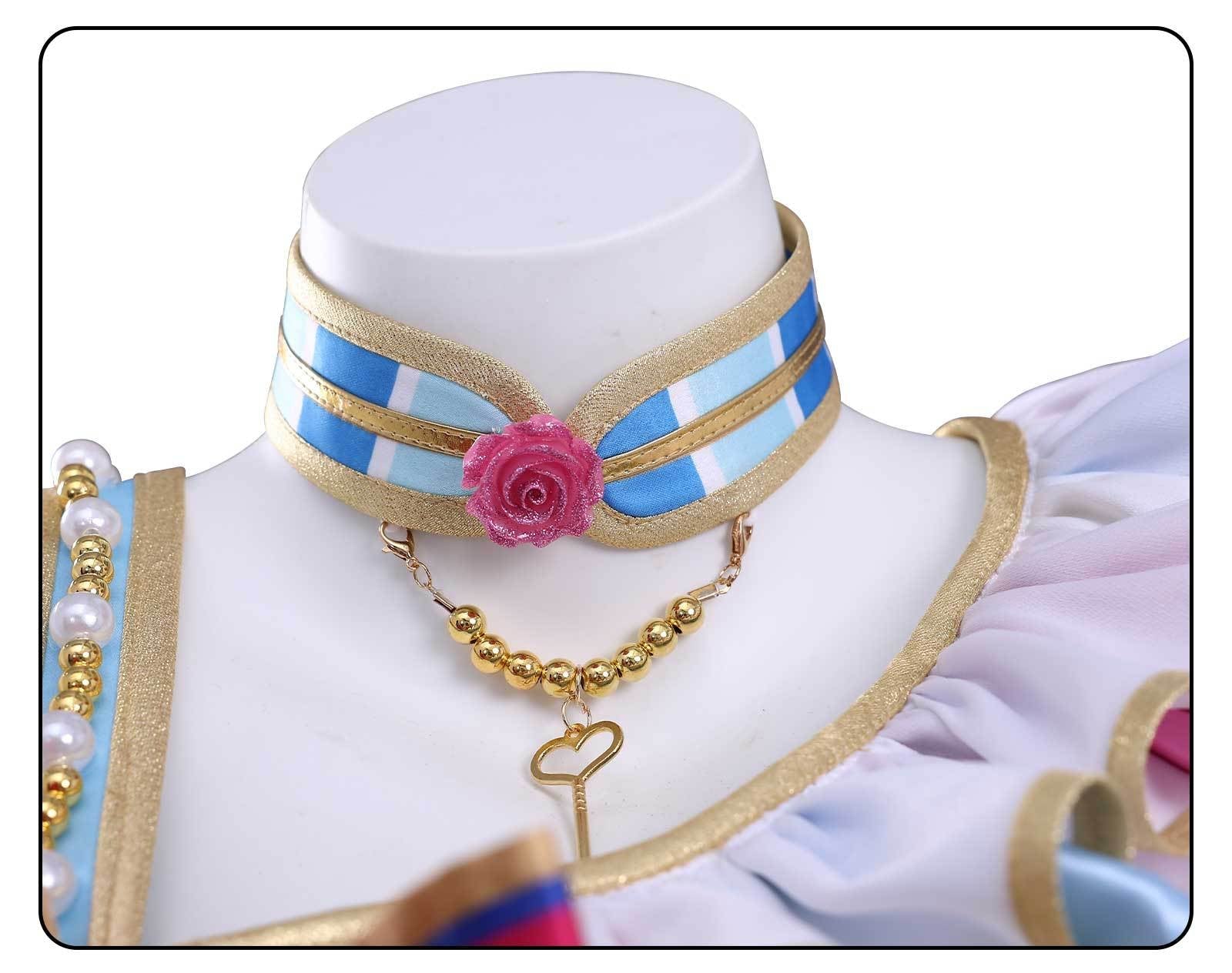 Aikatsu! Stars Ichigo Hoshimiya & Aoi Kiriya Starlight Academy Cheerleading Cosplay Costume - Coscosmos