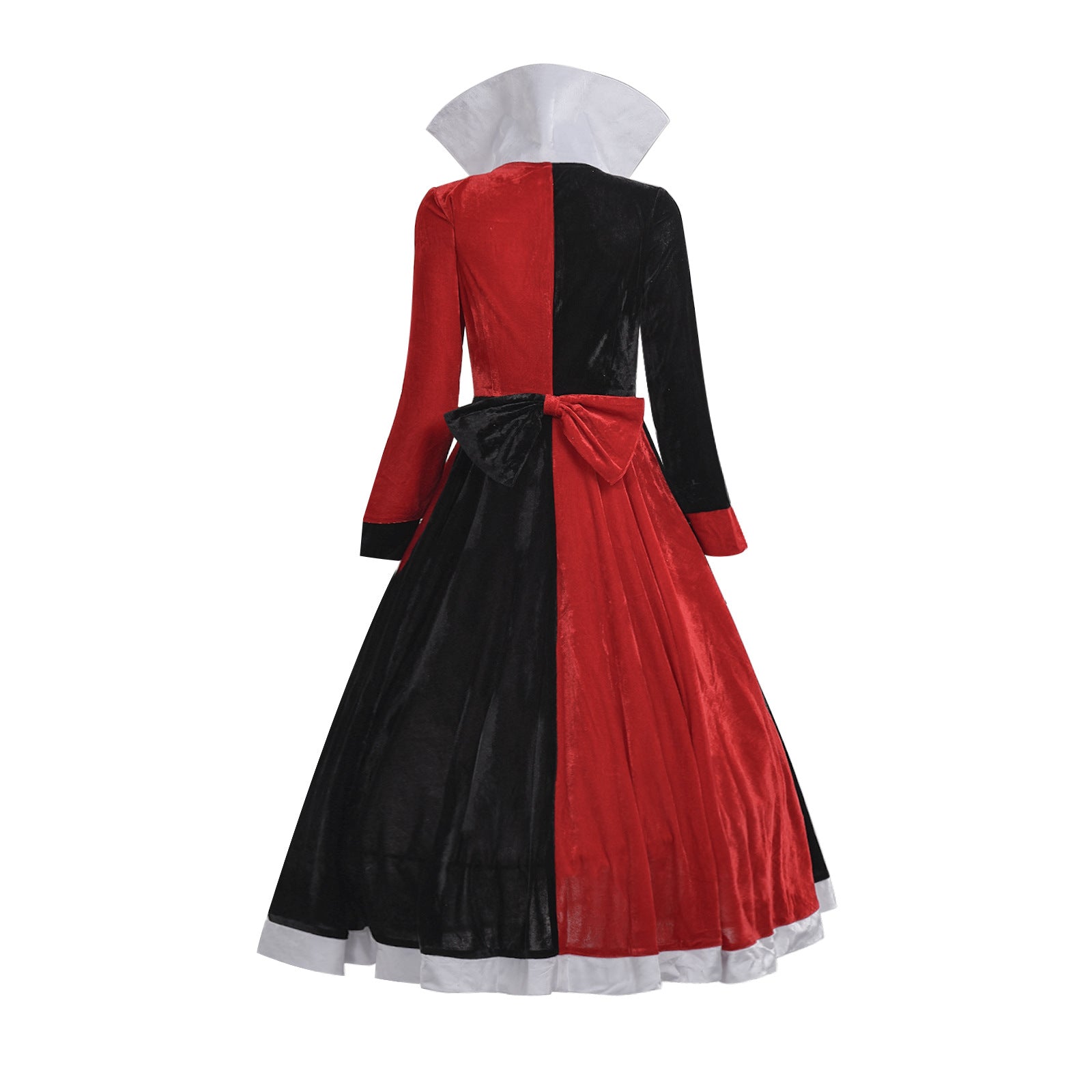 Alice in Wonderland Queen of Hearts Cosplay Costume Halloween Outfit - Coscosmos