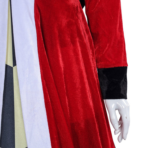 Alice in Wonderland Queen of Hearts Cosplay Costume Halloween Outfit - Coscosmos