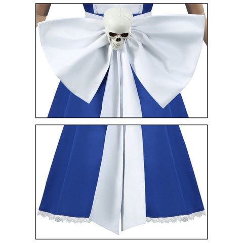 Alice Madness Returns Cosplay Costume - Alice Maid Dress Outfit for Cosplay Events, Halloween Parties, and Anime Conventions - Coscosmos