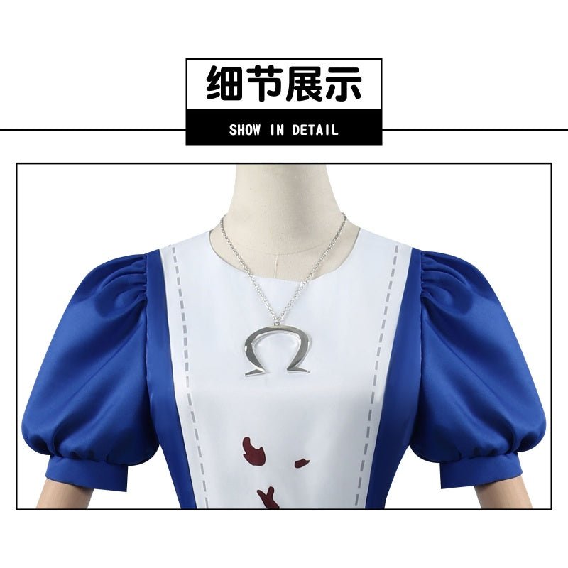 Alice Madness Returns Cosplay Costume - Alice Maid Dress Outfit for Cosplay Events, Halloween Parties, and Anime Conventions - Coscosmos