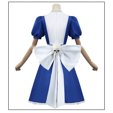 Alice Madness Returns Cosplay Costume - Alice Maid Dress Outfit for Cosplay Events, Halloween Parties, and Anime Conventions - Coscosmos