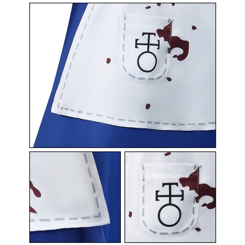 Alice Madness Returns Cosplay Costume - Alice Maid Dress Outfit for Cosplay Events, Halloween Parties, and Anime Conventions - Coscosmos