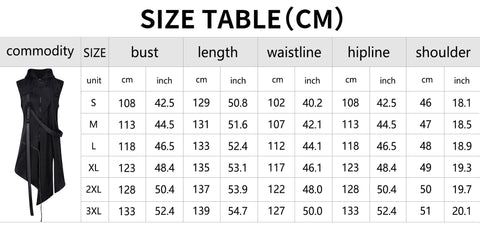 Amazon Cross - Border Gothic Halloween Cosplay Costume Medieval Retro Sleeveless Vest Performance Outfit for Men - Coscosmos