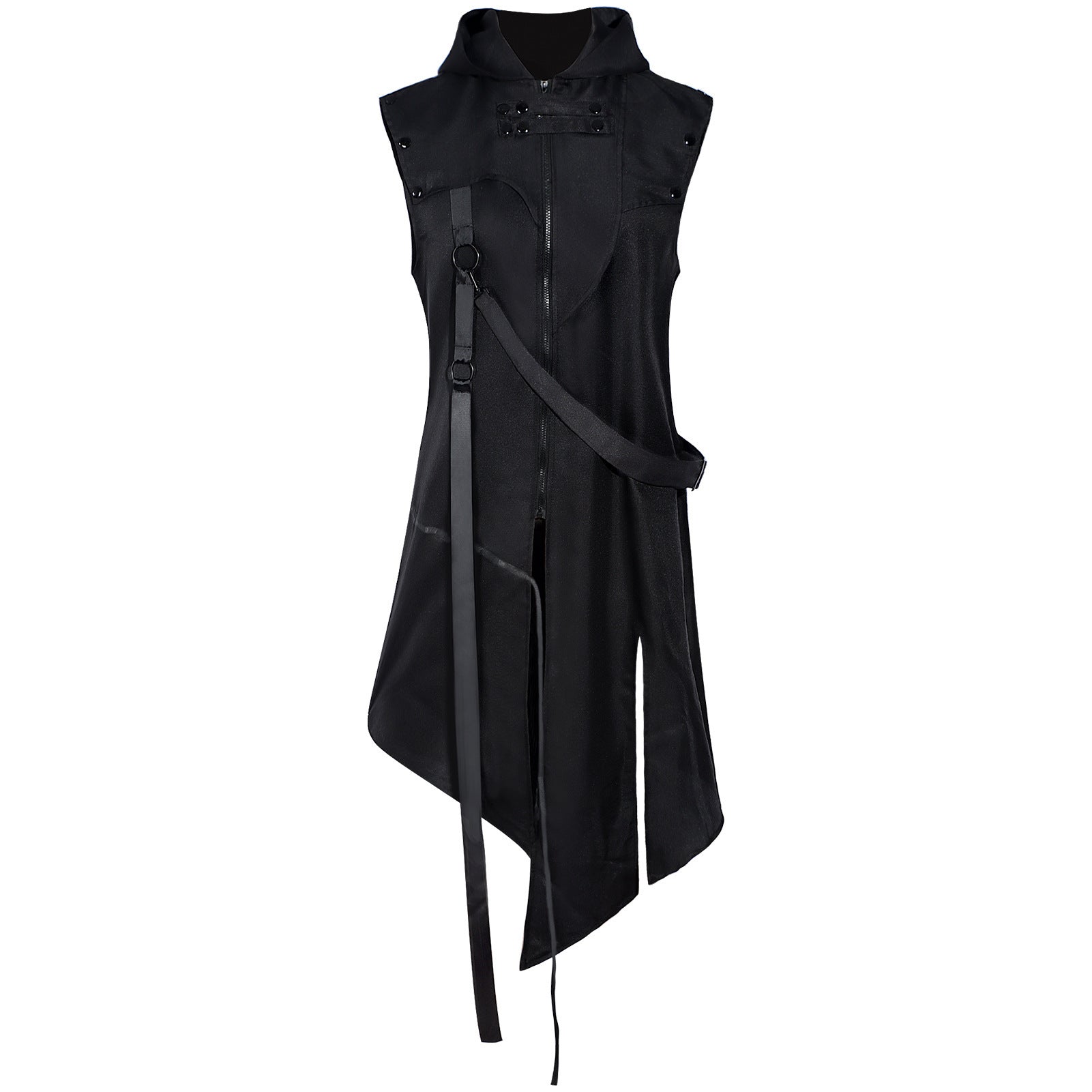 Amazon Cross - Border Gothic Halloween Cosplay Costume Medieval Retro Sleeveless Vest Performance Outfit for Men - Coscosmos