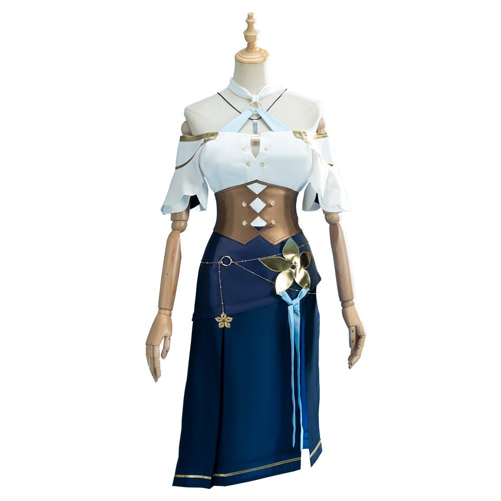 Anime Atelier Ryza Klaudia Valentz Cosplay Halloween Skirt Costume Suit - Coscosmos