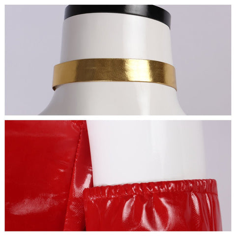 Anime Dragon Ball Bulma Cosplay Costume - Complete Official Manga Character Role - Play Dress Set - Coscosmos