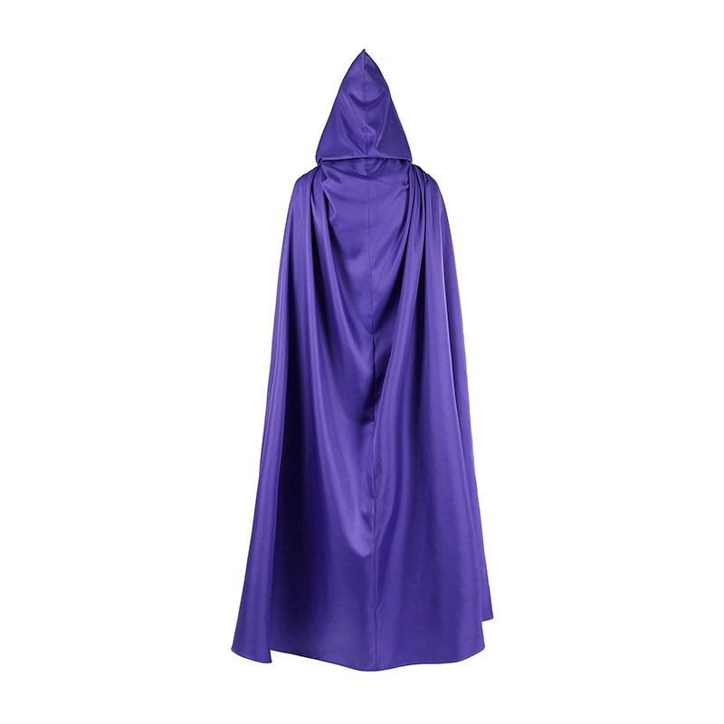 Anime Teen Titans Raven Rachel Roth Cosplay Costume Cape Set - Coscosmos