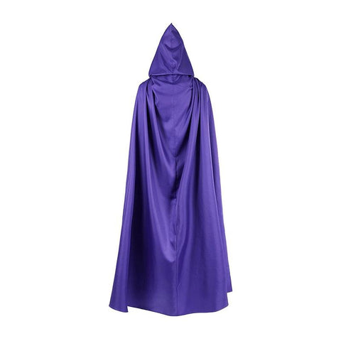 Anime Teen Titans Raven Rachel Roth Cosplay Costume Cape Set - Coscosmos