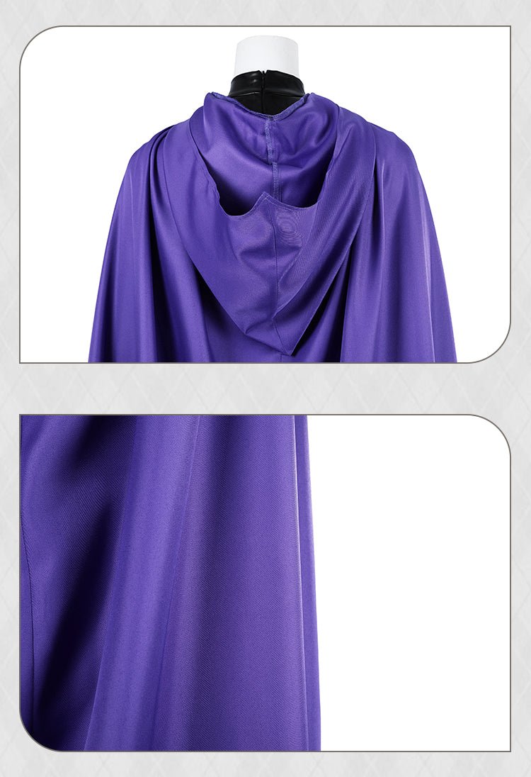 Anime Teen Titans Raven Rachel Roth Cosplay Costume Cape Set - Coscosmos