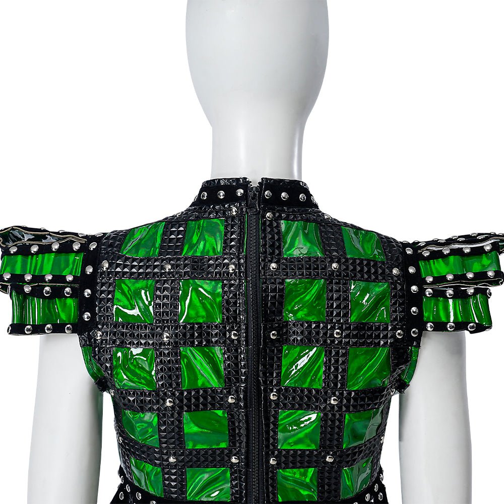Anne Boleyn Green Costume Fancy Dress - Six the Musical - Coscosmos