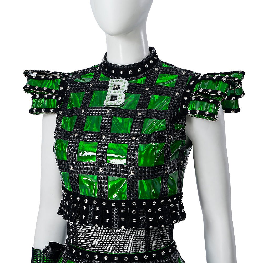 Anne Boleyn Green Costume Fancy Dress - Six the Musical - Coscosmos