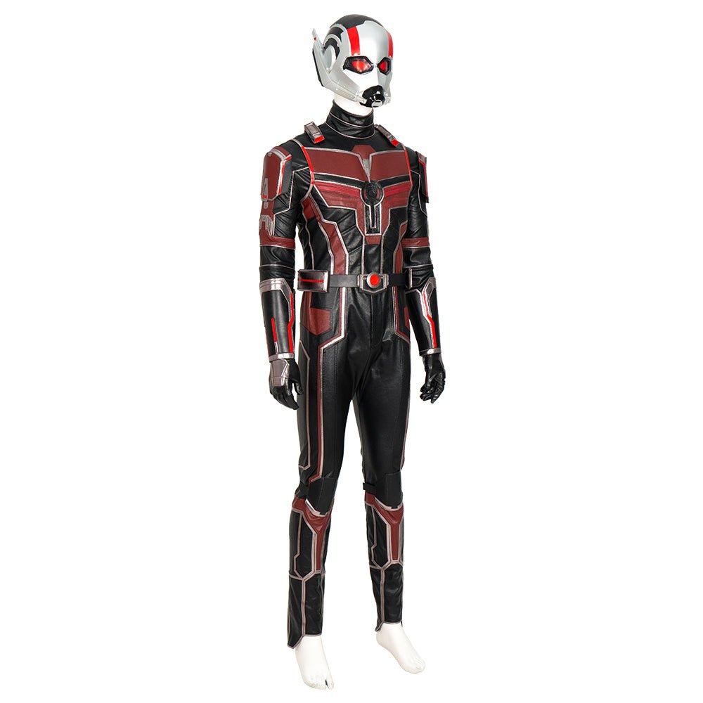 Ant - Man 3 Cosplay Costume - Scott Lang Drum Suit with Helmet Immerse yourself in the world of Marvel with our Ant - Man 3 Cosplay Costume, inspired by the character Scott Lang from the upcoming film Ant - Man and The Wasp: Quantumania. This costume is perfec - Coscosmos