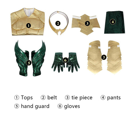 Aquaman and the Lost Kingdom Arthur Curry Cosplay Costume - Coscosmos