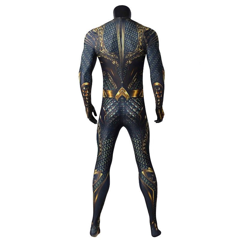 Aquaman Cosplay Costume Jumpsuit Halloween Carnival Suit for Men - Coscosmos