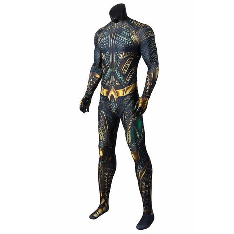 Aquaman Cosplay Costume Jumpsuit Halloween Carnival Suit for Men - Coscosmos