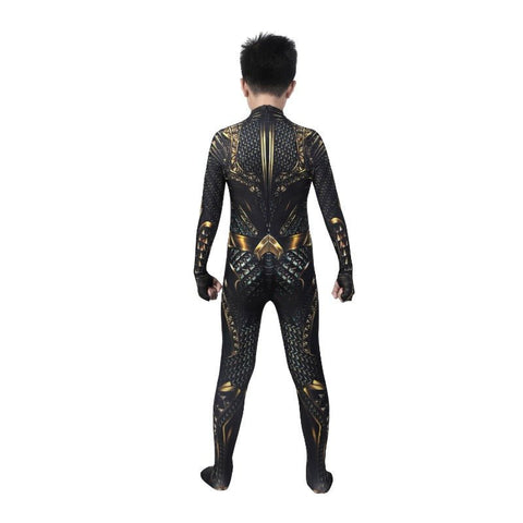 Aquaman Costume Arthur Curry Cosplay Suit Kid Version – Justice League Halloween Outfit - Coscosmos