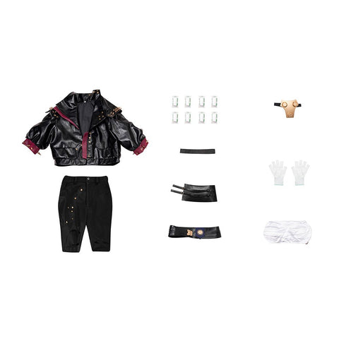 Arcane 2 Vi Black Leather Jacket - High Quality Cosplay Costume for Gamers - Coscosmos