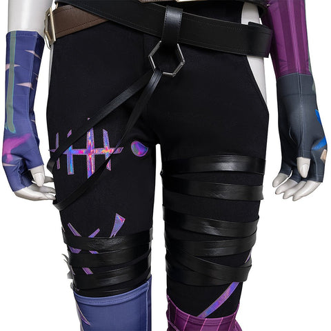 Arcane Jinx Cosplay Costume - Double City Battle 2 Jinx Outfit - Coscosmos