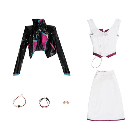 Arcane Season 2 Jinx Skirt Style Cosplay Costume - Coscosmos