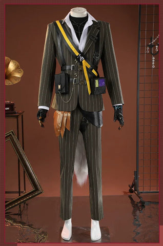 Arknights Belone Cosplay Costume, Male Full Character Outfit - Coscosmos