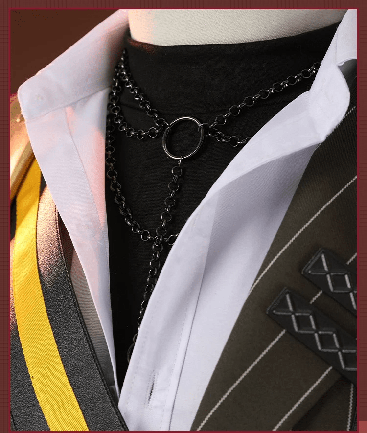 Arknights Belone Cosplay Costume, Male Full Character Outfit - Coscosmos