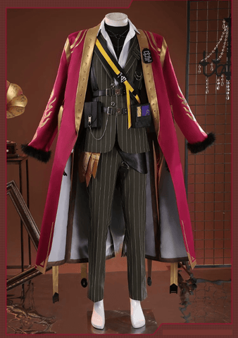 Arknights Belone Cosplay Costume, Male Full Character Outfit - Coscosmos