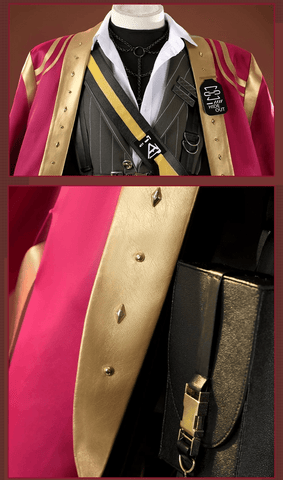 Arknights Belone Cosplay Costume, Male Full Character Outfit - Coscosmos