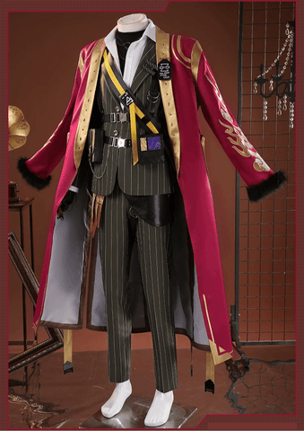Arknights Belone Cosplay Costume, Male Full Character Outfit - Coscosmos